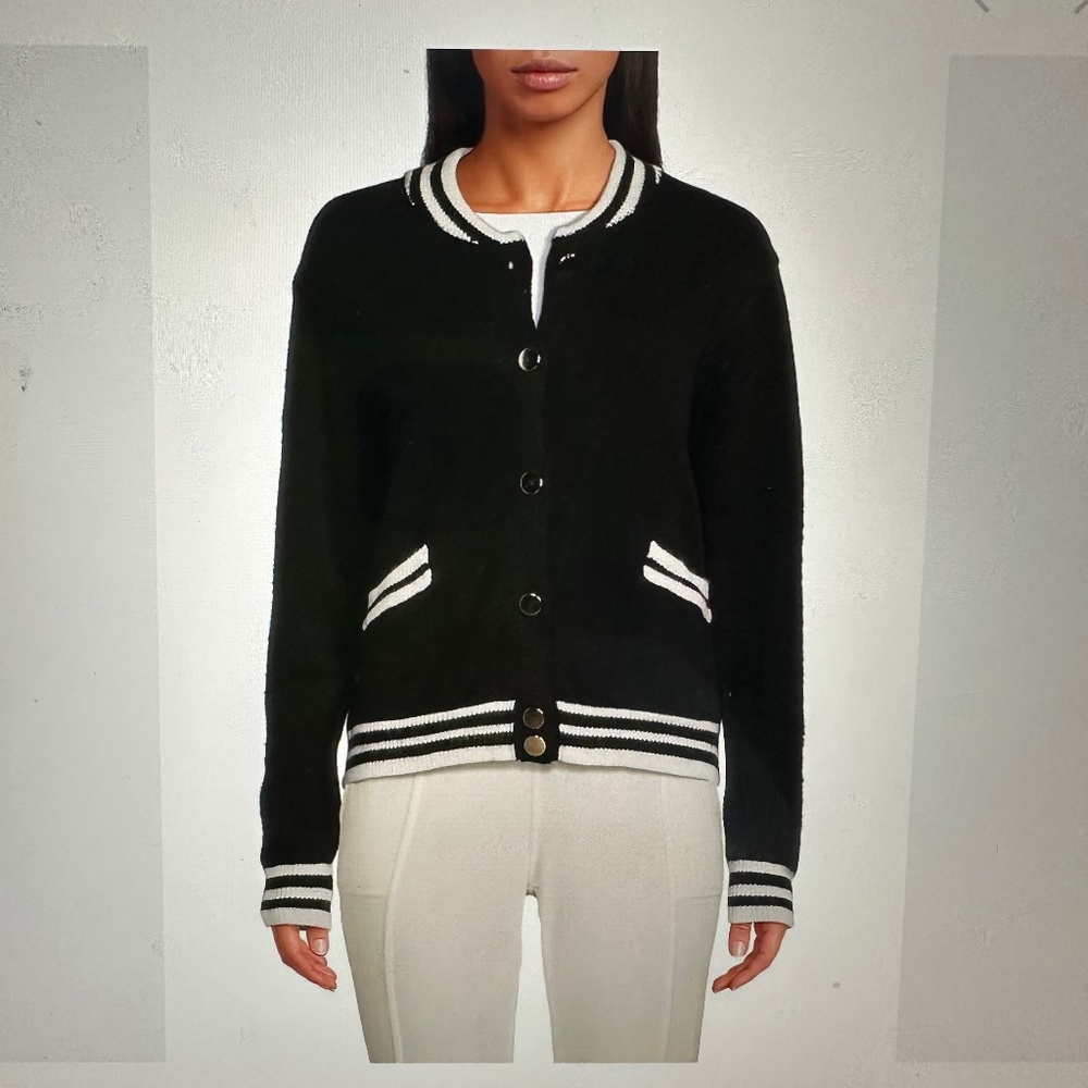 NWT. Nanette Lapore Bomber Jacket size L